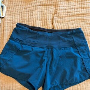 Lululemon Athletica Teal Athletic Shorts